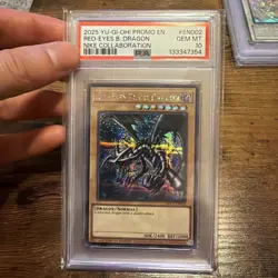 2025 YU-GI-OH! NIKE COLLABORATION PROMO #EN002 RED-EYES BLACK DRAGON PSA 10 - Image 1
