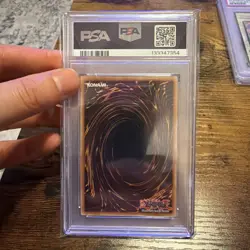2025 YU-GI-OH! NIKE COLLABORATION PROMO #EN002 RED-EYES BLACK DRAGON PSA 10 - Image 3