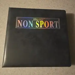 Ultra Pro Non Sport Card Album Binder w/50 Ultra Pro 9 Pocket Pages Used - Image 1