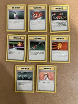 Shadowless Trainers Pokemon Card Lot Vintage WOTC - Image 1