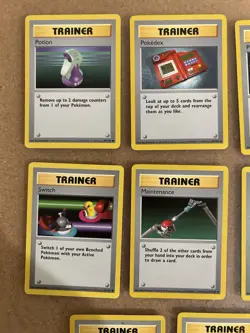 Shadowless Trainers Pokemon Card Lot Vintage WOTC - Image 3
