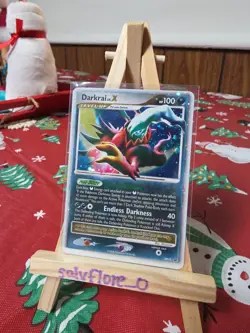 Pokemon TCG Darkrai LV.X DP19 Ultra Rare Diamond & Pearl Promo Card LP Condition - Image 1