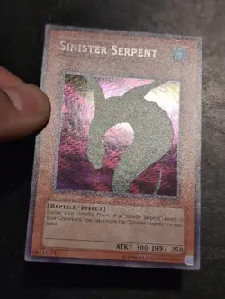 Yu-Gi-Oh! PRISMATIC SECRET RARE HOLO CARD SINISTER SERPENT SDD-002 NM - Image 2