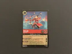 Disney Lorcana TCG Fabled Mulan Elite Archer Cold Foil 126/204 Super Rare Card - Image 1