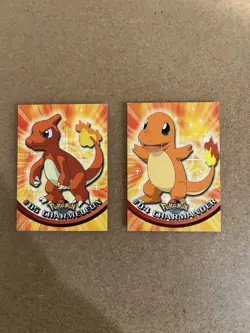Charmeleon + Charmander Topps Pokemon Card Lot Vintage WOTC - Image 1