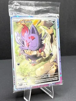N's Zorua 189 Sv: Scarlet & Violet Promo Cards Holo- SEALED - Image 2