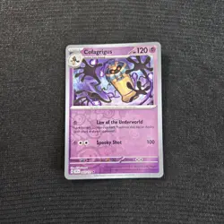 Pokemon TCG Surging Sparks Cofagrigus Reverse Holo Card 83/191 - Image 1