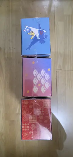 Pokemon Center Japan Special Card Box Tohoku Hiroshima Fukuoka 3 Box Set Sealed - Image 3