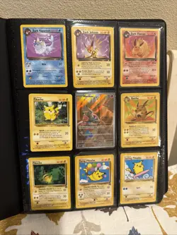 Vintage Pokemon Card Binder Collection Dark Charizard Dark Blastoise 1st - Image 2