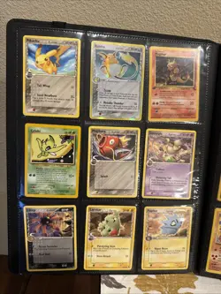 Vintage Pokemon Card Binder Collection Dark Charizard Dark Blastoise 1st - Image 3