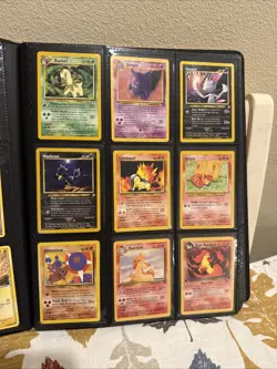 Vintage Pokemon Card Binder Collection Dark Charizard Dark Blastoise 1st - Image 4