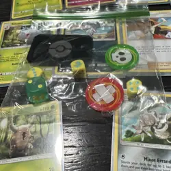 Pokemon Lost Thunder Lot Elite Trainer Box Incomplete Untested As Is, Dice Cards - Image 4
