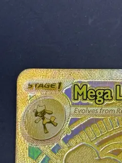 Mega Lucario EX 188/132 Mega Evolution Hyper Rare Gold Card Pokemon TCG - Image 3