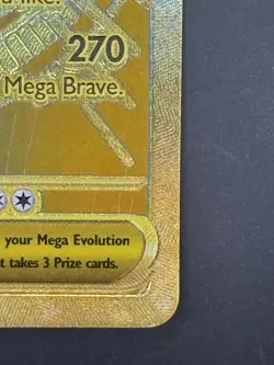 Mega Lucario EX 188/132 Mega Evolution Hyper Rare Gold Card Pokemon TCG - Image 5