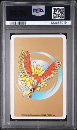 2000 POKEMON GOLD VERSION PLAYING CARDS 10 OF SPADES #243C RAIKOU PSA 9 - Image 2