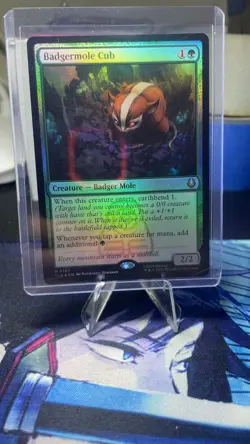 MTG Avatar The Last Airbender Badgermole Cub Foil Mythic 0167 - Image 1