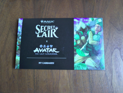 Magic The Gathering Secret Lair x Avatar My Cabbages non-foil new sealed in hand - Image 2