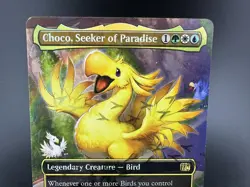 Choco, Seeker of Paradise MTG Final Fantasy Borderless Chocobo Track Foil 569 - Image 2