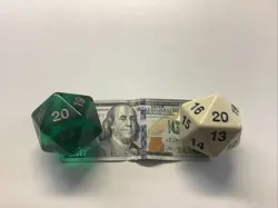 Two Giant D 20 Spin Down Life Counter Commander Mtg Pokemon - Image 1