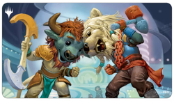 Unfinity Face Off Standard Gaming Playmat Soft Fabric Nonslip Oversized Mousepad - Image 1