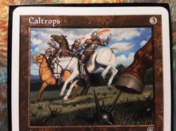 Caltrops 7th Edition (PANGOLIN MTG) Front MINT! Back: NM Go Infinite combats! - Image 2