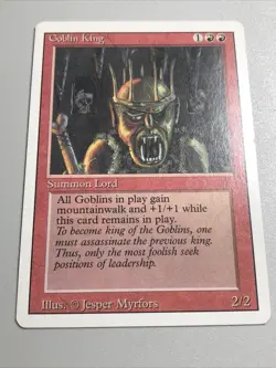 Goblin King Revised Edition LP (Check Pics) MTG TCG GOBLIN - Image 2