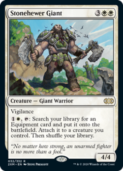 NM-Mint, English MTG Regular Stonehewer Giant Double Masters Magic the Gathering - Image 1