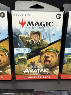 Lot of (3) Magic the Gathering Avatar Airbender Jumpstart Pack + (4) Magic Packs - Image 2