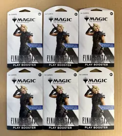 Lot of (6) Magic The Gathering: Final Fantasy Booster Pack Factory Sealed NEW - Image 1