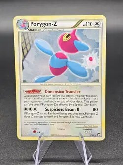 Porygon Z 7/102 SWIRL HGSS Triumphant Holo Rare 2010 Pokemon TCG - Image 1