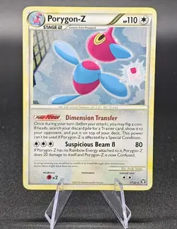 Porygon Z 7/102 SWIRL HGSS Triumphant Holo Rare 2010 Pokemon TCG - Image 2