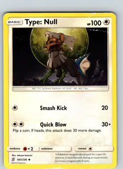 Type: Null 183/236 2019 SM Unified Minds Regular Uncommon - Image 1