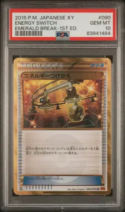 PSA 10 Energy Switch 1st Edition 090/078 - Japanese Pokemon XY Emerald Break - Image 1