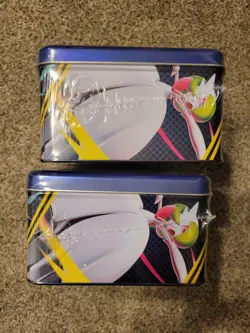 2025 Pokemon Treasure Chest Tin Lot X2 SEALED IN PICS 12 Total Packs - Image 5