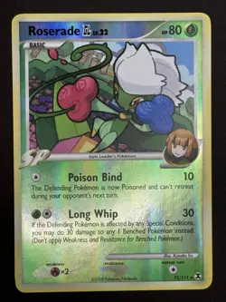 Roserade GL 12/111 Rising Rivals Reverse Holo 2009 Pokemon TCG - Image 1