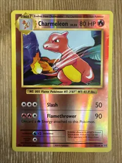 Charmeleon - 10/108 - Pokemon Evolutions Uncommon Reverse Holo NM/VLP - Image 1