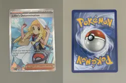 Lillie's Determination 169/132 Ultra Rare Mega Evolution Pokemon NM - Image 3