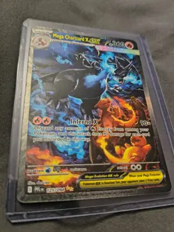 Mega Charizard x Ex 125/094 SR Full Art Phantasmal Flames English Pokemon Card - Image 4