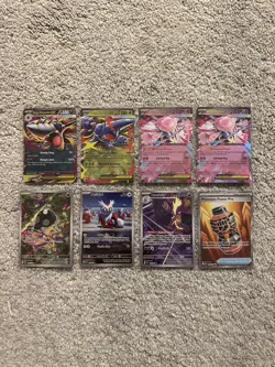 Pokemon Mega Evolution Phantasmal Flames Lot Of 8 Ex / IR / Full Art Cards NM - Image 1