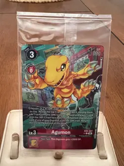 Digimon TCG Agumon Digital Monsters Day Event Winner Card Foil EX9-007 - Image 1