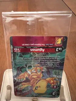Digimon TCG Agumon Digital Monsters Day Event Winner Card Foil EX9-007 - Image 5
