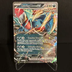 Roaring Moon ex - 124/182 - Pokemon Paradox Rift Ultra Rare Card NM - Image 1