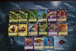 Dinosaur King Trading Card Game Lot of 32 - Image 3