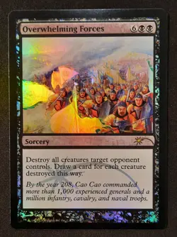 Overwhelming Forces (Judge Promo) FOIL NM MTG MAGIC CARD #6 NM - Image 1