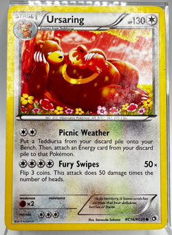 Ursaring RC16/RC25 Radiant Collection Legendary Treasures Pokemon Card 2013 LP - Image 1
