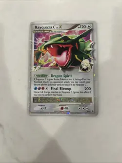 Rayquaza C LV.X DP47 Holo Diamond and Pearl Promo Card Pokemon - Image 1