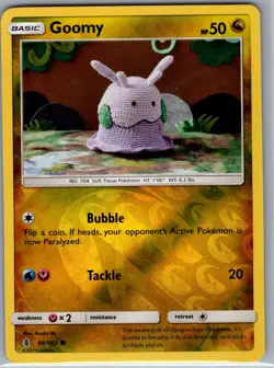 Goomy 94/145 Reverse Holo SM - Guardians Rising - Pokemon Card - NM - Image 1