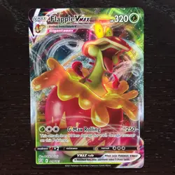 Flapple VMAX 019/163 Pokemon Battle Styles SWSH05 Ultra Rare Holo Card NM - Image 1