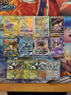 Pokemon Card Lot Full Art Alt Art Fire Pikachu Kangaskhan Vaporeon - Image 1