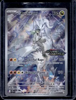 2025 Pokemon SV Journey Together N's Reshiram Promo Cards #167/159 - Image 1